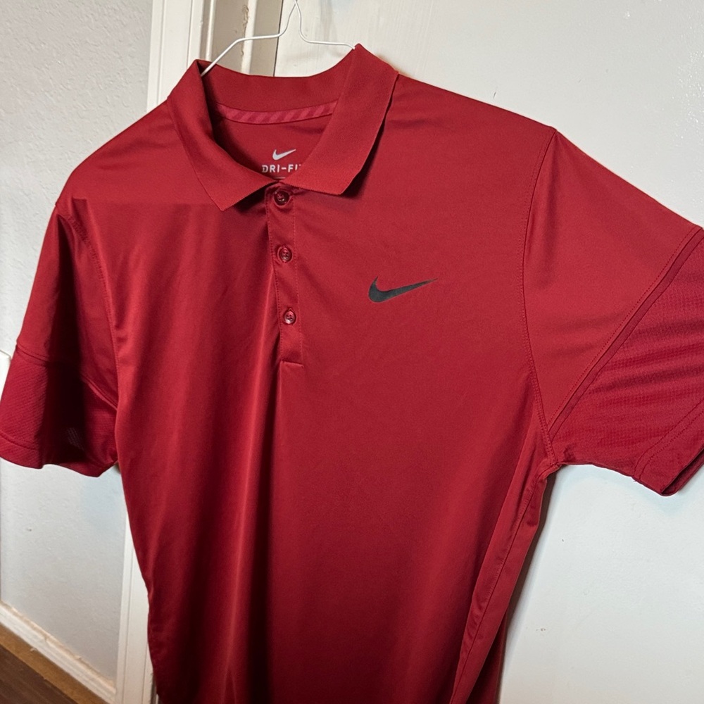Nike Men's Crimson Polo Shirt